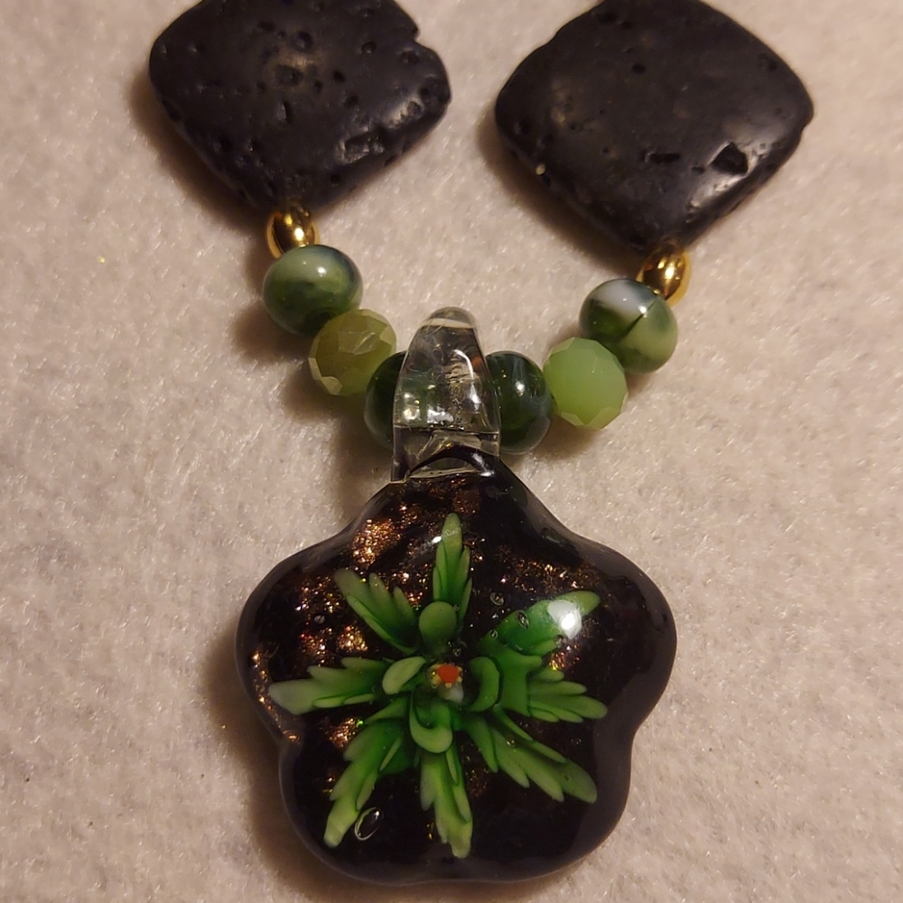 Artisan Lampwork Pendant Necklace